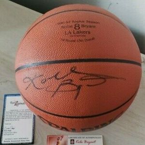 Kobe Bryant signed basketball